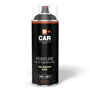 Peinture haute température noire en aérosol ECAR ES450