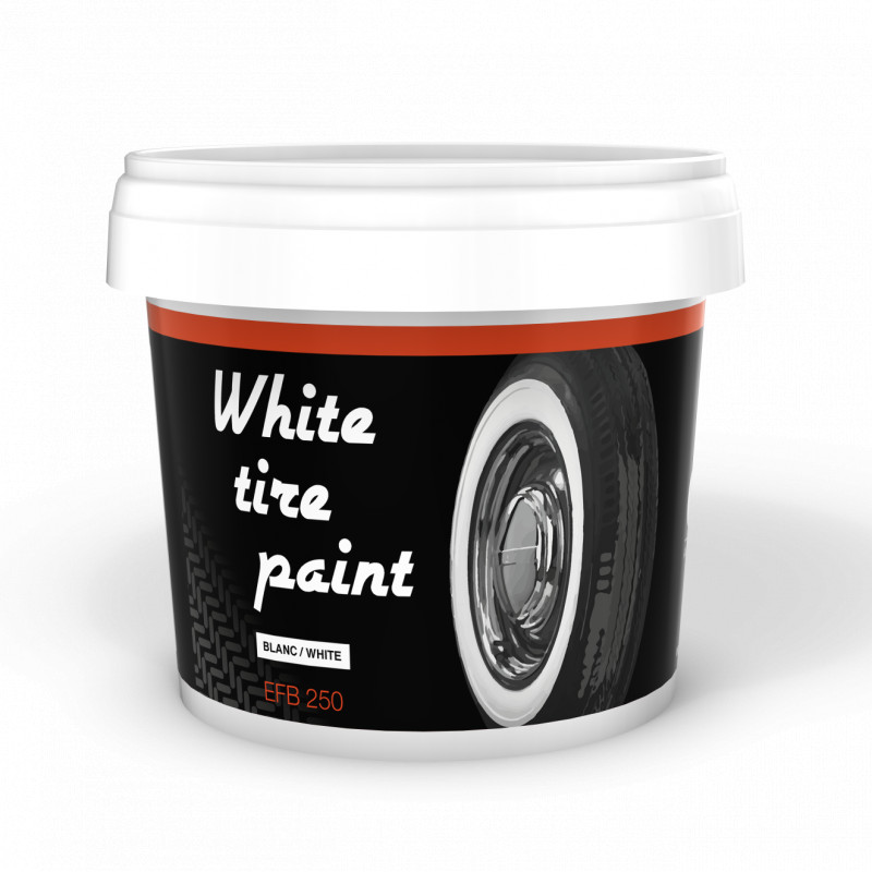 Peinture Flanc Blanc pour Pneu ECAR EFB