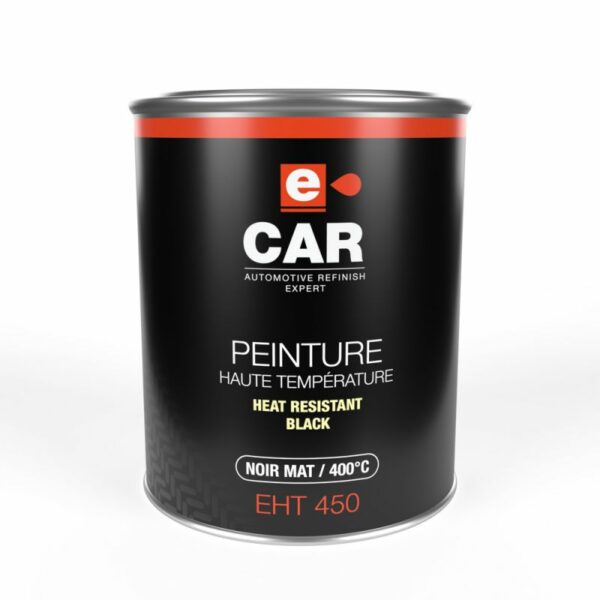 Peinture haute température noir mat EHT450