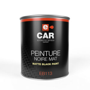 Peinture noir mat en pot ECAR EB113