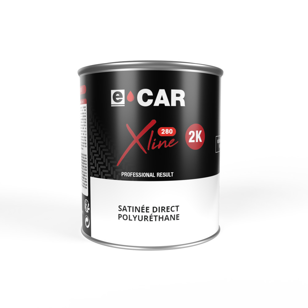 Pot de peinture 2K satiné direct polyuréthane ECAR